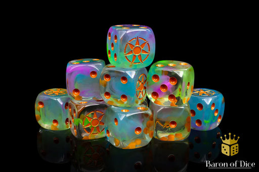 Baron of Dice: "Sigil of Faith" 25x16mm Round Corner Dice Dice & Gaming Accessories Baron of Dice