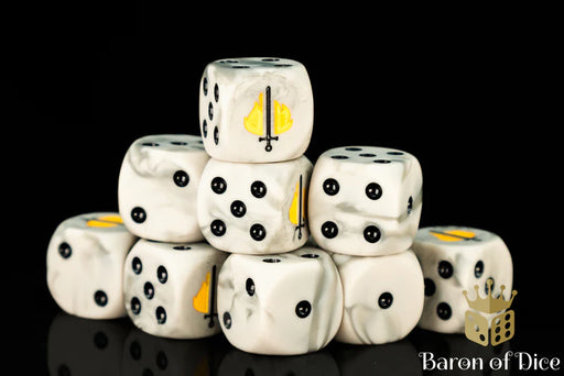 Baron of Dice: "Knights with No Name" 25x16mm Round Corner Dice Dice & Gaming Accessories Baron of Dice