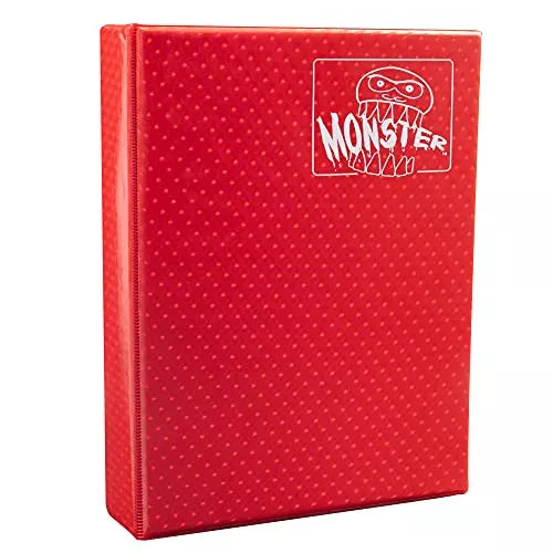 Monster Protectors: Holofoil 9-Pocket Binder Red Binders & Pages Monster Protectors