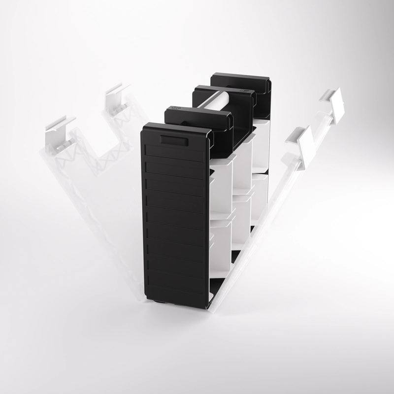Gamegenic: Game Castle - Black/White/Clear Deck Boxes & Storage Gamegenic