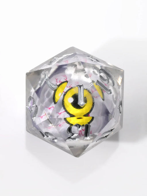 Seriously Good Dice: Dragon's Eye 7 Die Set w/bag "Spessartine Gaze" Dice & Gaming Accessories Taps Imports