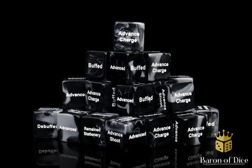 Baron of Dice: "General Movement" Dice Set 10Ct Dice & Gaming Accessories Baron of Dice