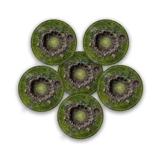Frontline Gaming: Objective Markers - Grass Crater Terrain FLG