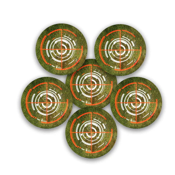 Frontline Gaming: Objective Markers - Grassland 2 (Orange) Terrain FLG