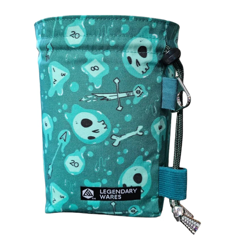 Legendary Wares: Green Gelatinous Cube Dice Bag (Medium) Dice & Gaming Accessories Baron of Dice