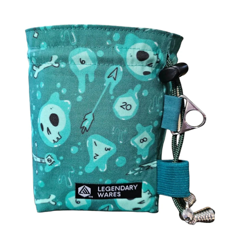 Legendary Wares: Green Gelatinous Cube Dice Bag (Medium) Dice & Gaming Accessories Baron of Dice