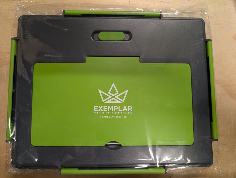 Game Envy: Exemplar MEGA Wet Palette - Green Hobby Brushes Game Envy