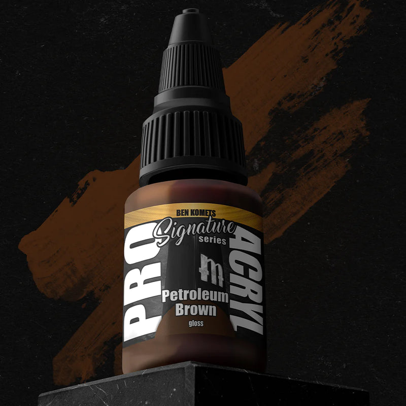 Monument Hobbies: Pro Acryl - Ben Komets Petroleum Brown Model Paints Warp Speed Distribution