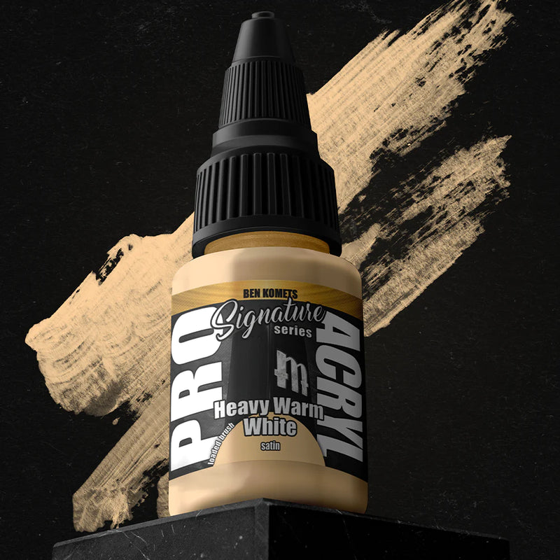 Monument Hobbies: Pro Acryl - Ben Komets Heavy Warm White Model Paints Warp Speed Distribution