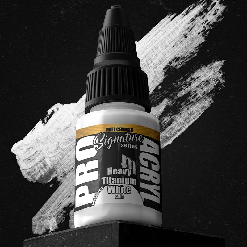 Monument Hobbies: Pro Acryl - Matt Cexwish Heavy Titanium White Model Paints Warp Speed Distribution