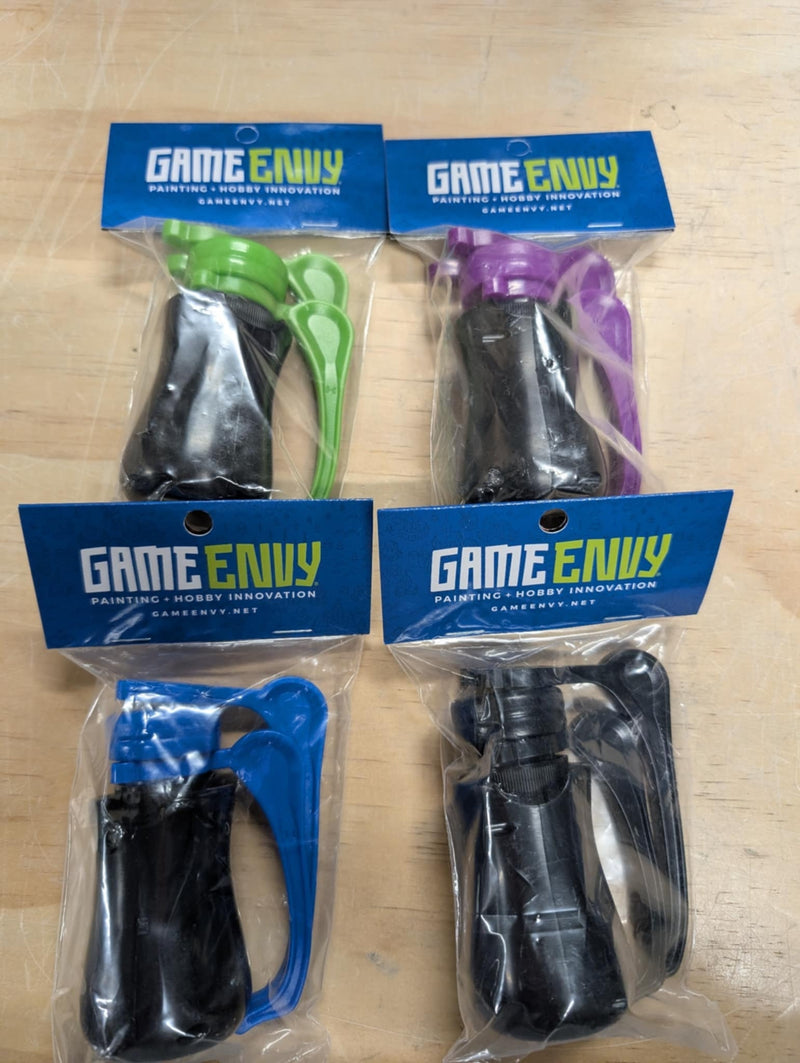 Game Envy: Hobby Holder 4-Part Set - Green Hobby Brushes Game Envy
