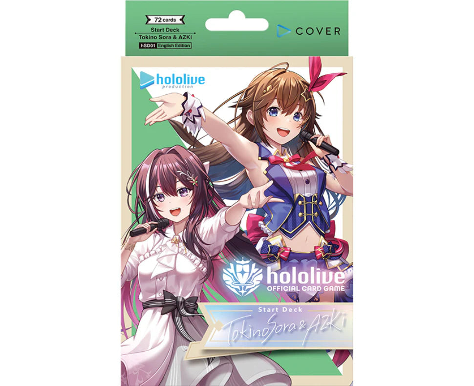 hololive CG: Starter Deck - Tokino Sora & AZKi Collectible Trading Cards Bushiroad