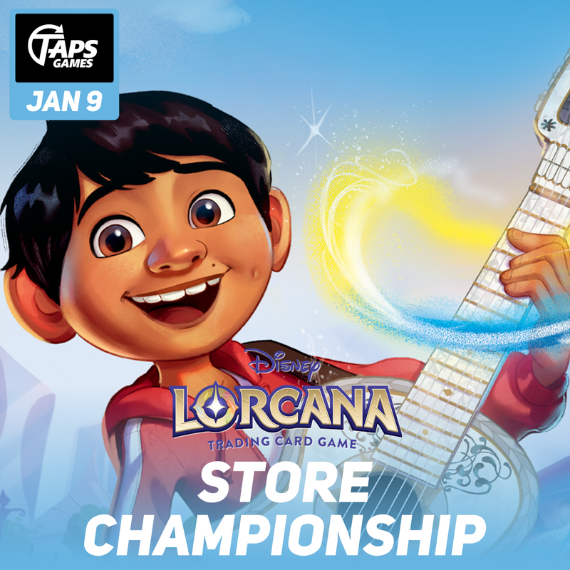 Lorcana Hyperia City Store Championship Win-a-Box [Core Constructed] - Event Ticket (Jan 9) Event Taps Games