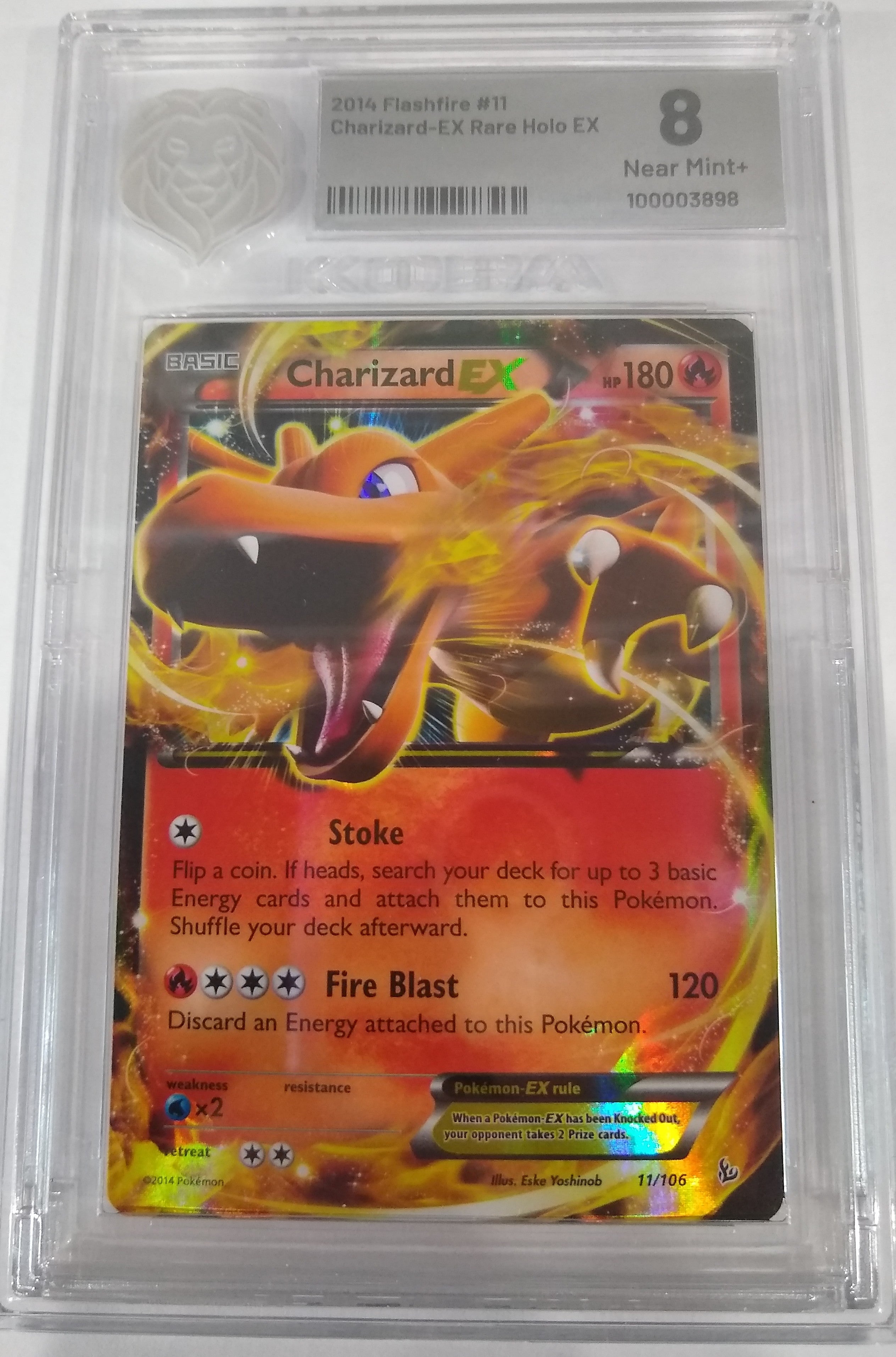 Pokemon Charizard hotsell Ex 11/106