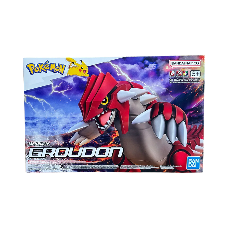 Bandai Spirits: Pokémon Model Kit - Groudon Toys & Plushes Bandai   