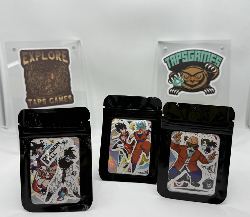 Dragon Ball Themed Stickers 5 Pack Stickers, Pins & Patches Taps Imports
