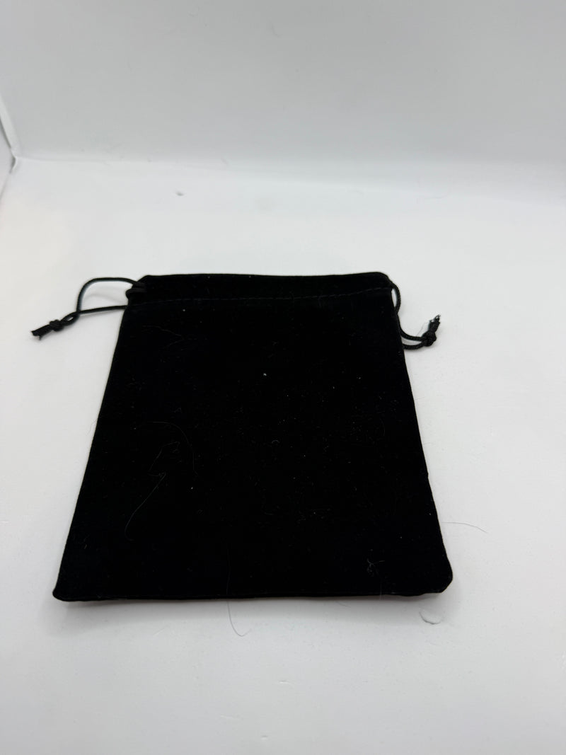 Seriously Good Dice: Large Velvet Dice Bag - Black w/ Black Lining Dice & Gaming Accessories Taps Imports