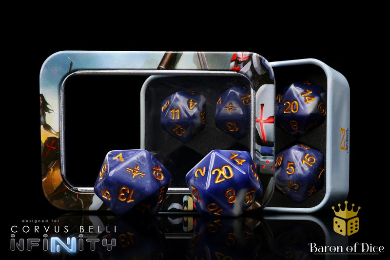 Baron of Dice: Infinity - Torchlight Brigade - Official Dice Set Dice & Gaming Accessories Baron of Dice