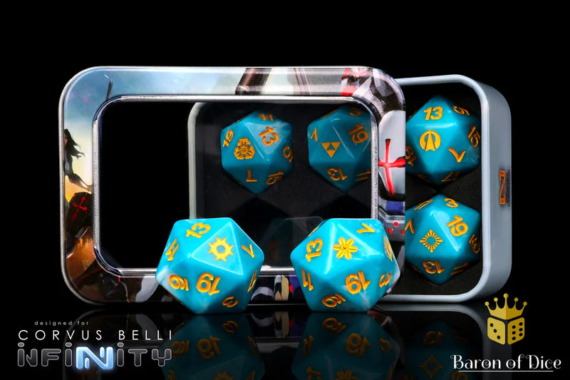 Baron of Dice: Infinity - JSA Shindenbutai Sectorial - Official Dice Set Dice & Gaming Accessories Baron of Dice