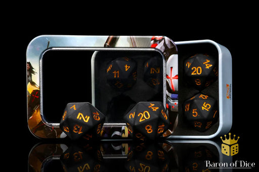 Baron of Dice: Infinity - N5 Matte Gold - Official Dice Set Dice & Gaming Accessories Baron of Dice