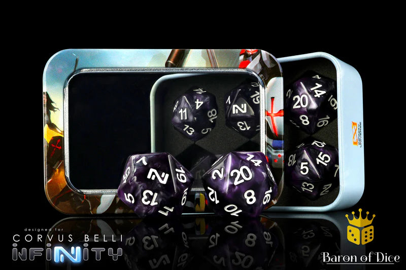 Baron of Dice: Infinity - N5 Conquering Aliens - Official Dice Set Dice & Gaming Accessories Baron of Dice