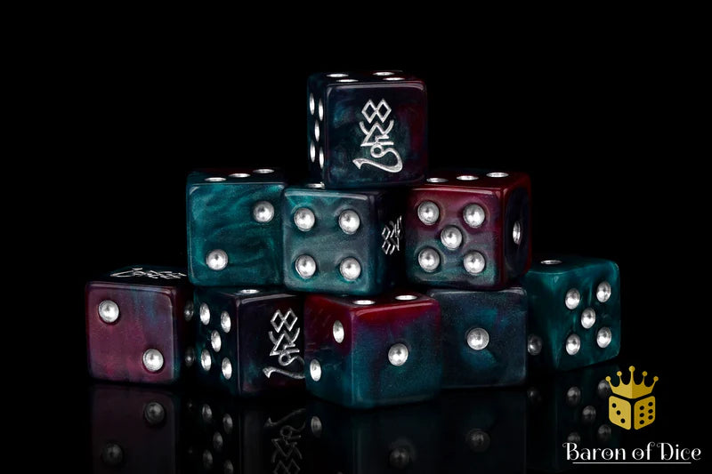 Baron of Dice: "Infinity Elves" 25x16mm Square Corner Dice Dice & Gaming Accessories Baron of Dice