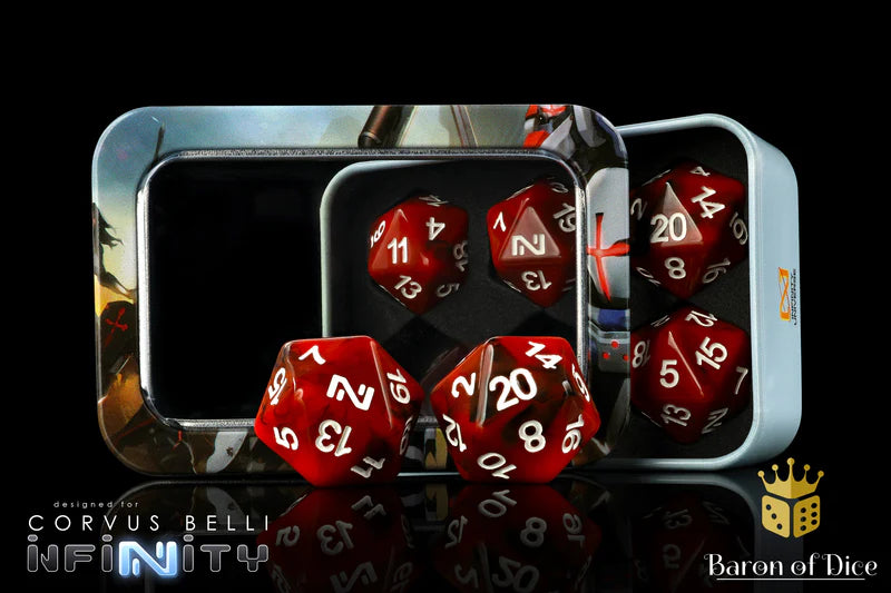 Baron of Dice: Infinity - N5 Thrice Coalition - Official Dice Set Dice & Gaming Accessories Baron of Dice