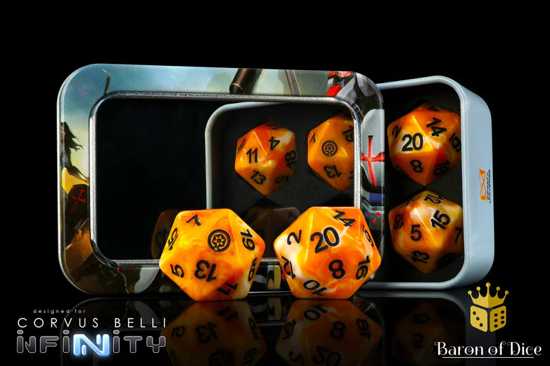Baron of Dice: Infinity - Invincible Army - Official Dice Set Dice & Gaming Accessories Baron of Dice