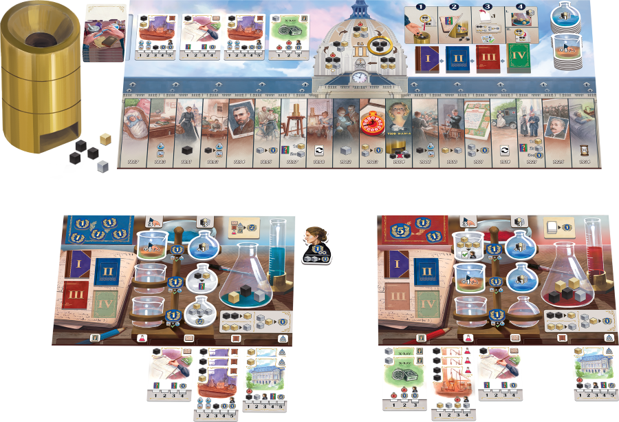 In the Footsteps of Marie Curie Board Games Sorry We Are French