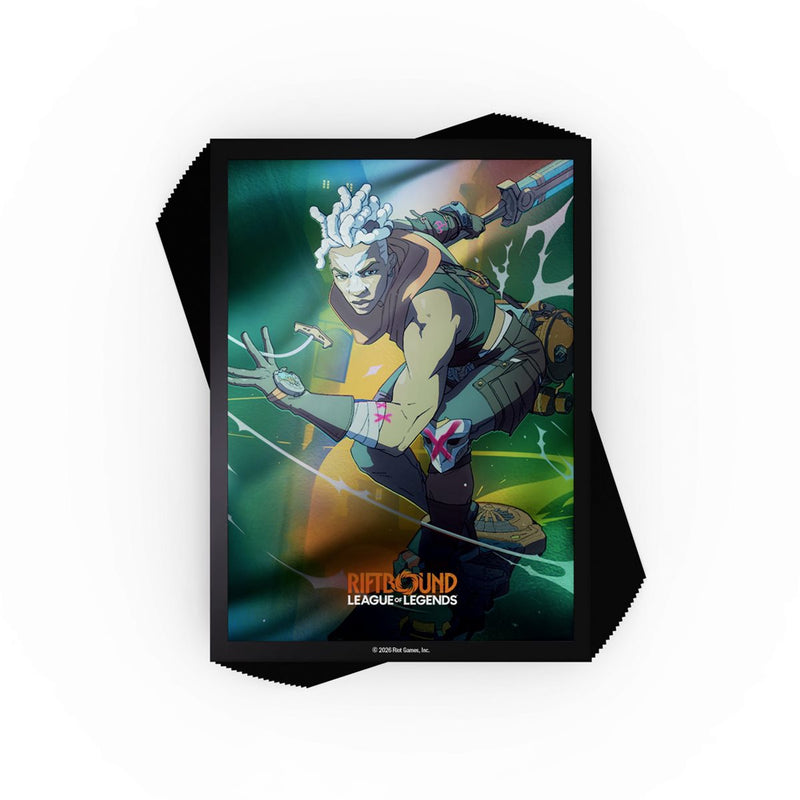 Riftbound: Art Sleeves - "Ekko, Boy Who Shattered Time" Radiance 100Ct Card Sleeves Riot Games