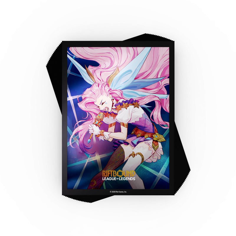Riftbound: Art Sleeves - "Seraphine, Starry-Eyed Songstress" Radiance 100Ct Card Sleeves Riot Games