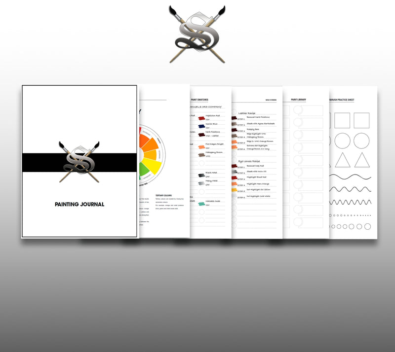 Siege Studios: Painting Journal Model Paints Siege Scenics