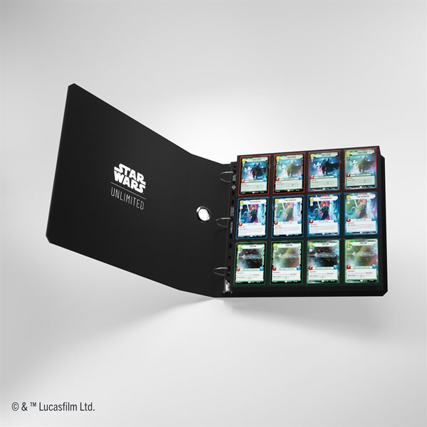 Gamegenic: Premium Cardport XL 24 Pocket Binder Black - Star Wars: Unlimited Binders & Pages Gamegenic