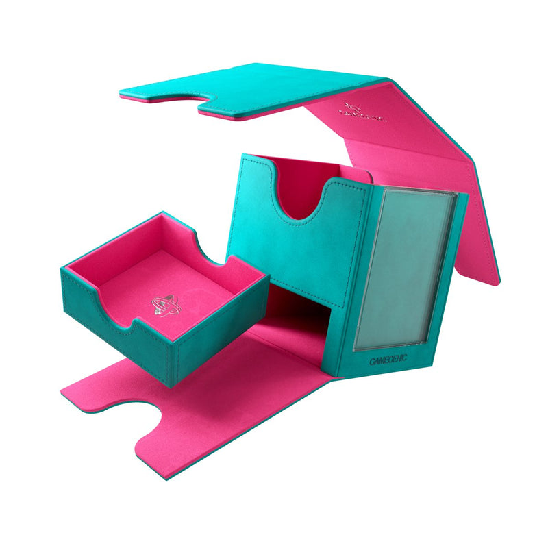 Gamegenic: Sidekick PRO 100+ XL - Teal/Pink Deck Boxes & Storage Gamegenic