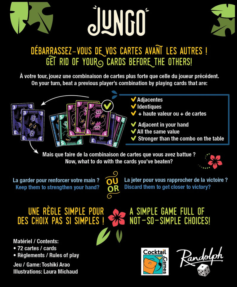 Jungo Board Games Cocktail Games