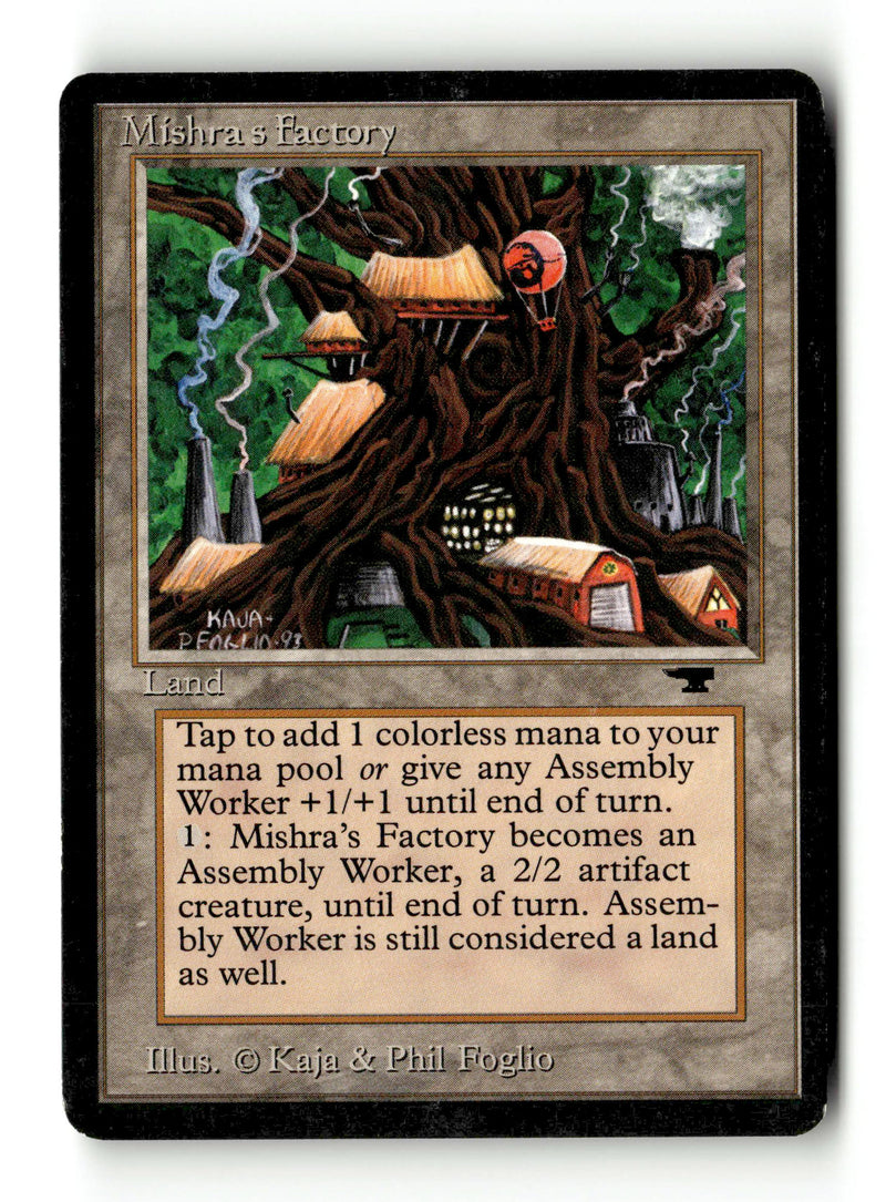 Mishra's Factory (Dark Green Background) [Antiquities] - Scan (KA-37) High End MTG Single Magic: The Gathering