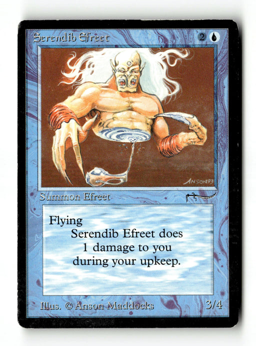 Serendib Efreet [Arabian Nights] - Scan (KA-39) High End MTG Single Magic: The Gathering