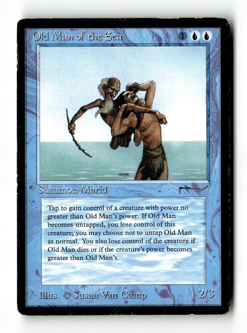 Old Man of the Sea [Arabian Nights] - Scan (KA-40) High End MTG Single Magic: The Gathering