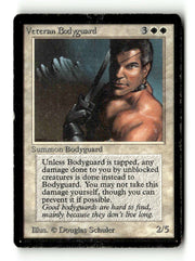 Veteran Bodyguard [Beta Edition] - Scan (KA-46) High End MTG Single Magic: The Gathering