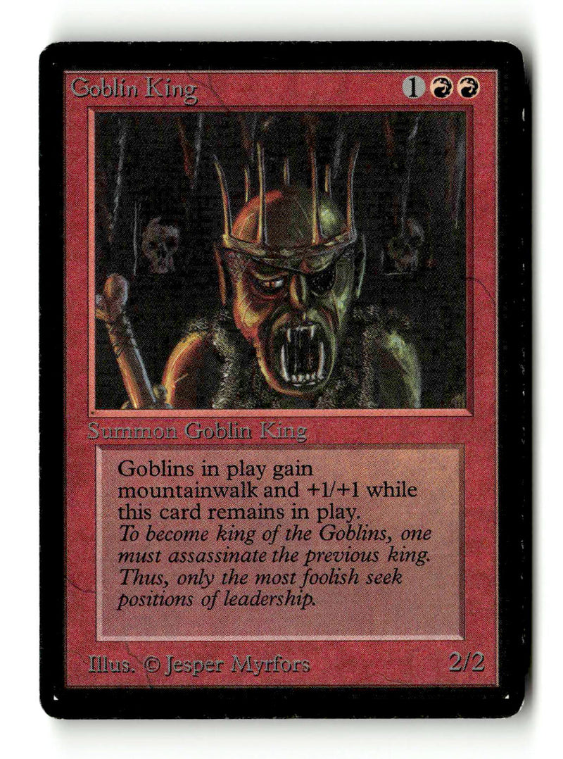 Goblin King [Beta Edition] - Scan (KA-48) High End MTG Single Magic: The Gathering