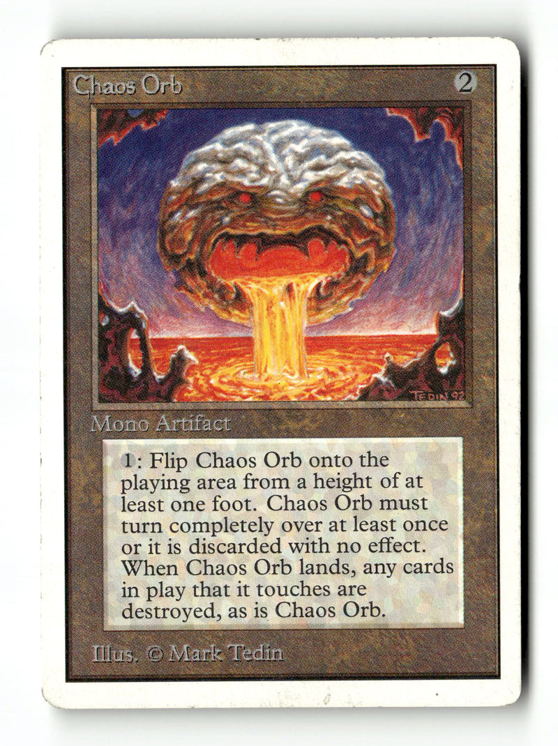 Chaos Orb [Unlimited Edition] - Scan (KA-30) High End MTG Single Magic: The Gathering
