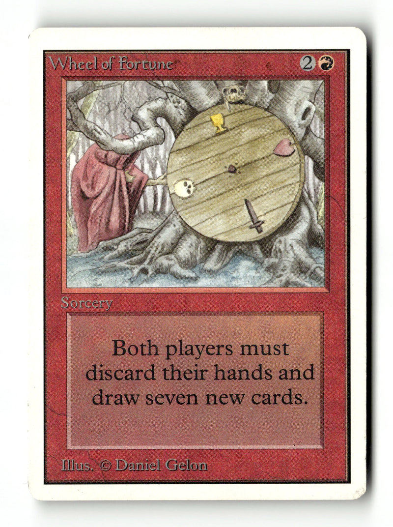 Wheel of Fortune [Unlimited Edition] - Scan (KA-31) High End MTG Single Magic: The Gathering