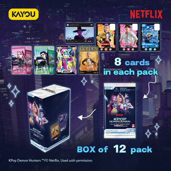 Kayou Collectible Cards: KPop Demon Hunters Energy Edition Series 1 Booster Box