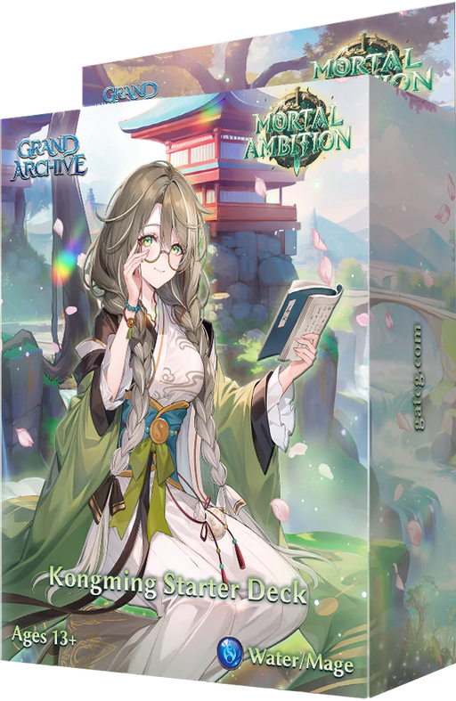 Grand Archive: Mortal Ambition Starter Deck - Kongming Grand Archive Sealed Weebs of the Shore   