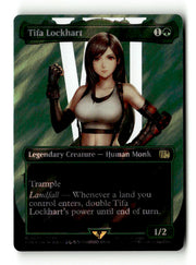 Tifa Lockhart (Surge Foil) (FIN-536) [FINAL FANTASY] (Borderless) Foil - Scan (LB-118) High End MTG Single Wizards of the Coast