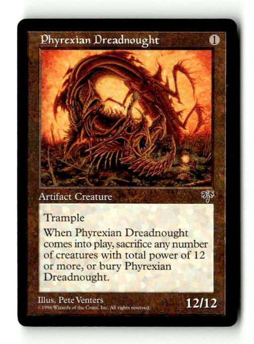 Phyrexian Dreadnought (MIR-315) [Mirage] - Scan (LB-133) High End MTG Single Wizards of the Coast
