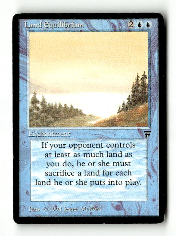 Land Equilibrium (LEG-064) [Oldschool] Legends - Scan (LB-134) High End MTG Single Wizards of the Coast