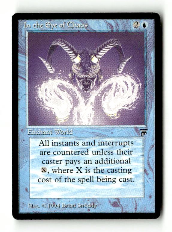 In the Eye of Chaos (LEG-061) [Oldschool] Legends - Scan (LB-135) High End MTG Single Wizards of the Coast
