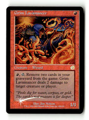 Grim Lavamancer (TOR-100) [Torment] Foil - Scan (LB-147) High End MTG Single Wizards of the Coast