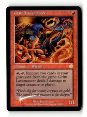 Grim Lavamancer (TOR-100) [Torment] Foil - Scan (LB-148) High End MTG Single Wizards of the Coast